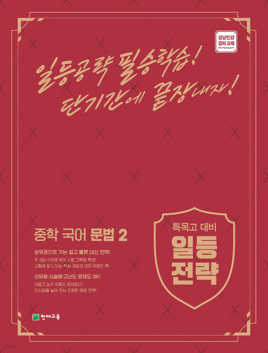 천재교육) 일등전략[중등 국어]